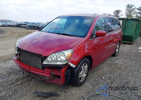 2006 Honda Odyssey Ex-L z USA, uszkodzony, nr VIN 5FNRL38616B059321